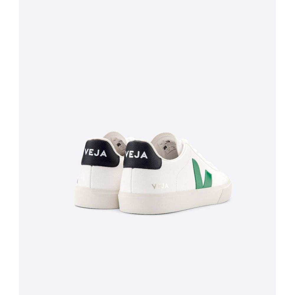 Veja CAMPO CHROMEFREE Low Tops Sneakers Heren White/Black | BE 204JPQ